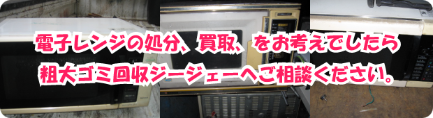 電子レンジ処分